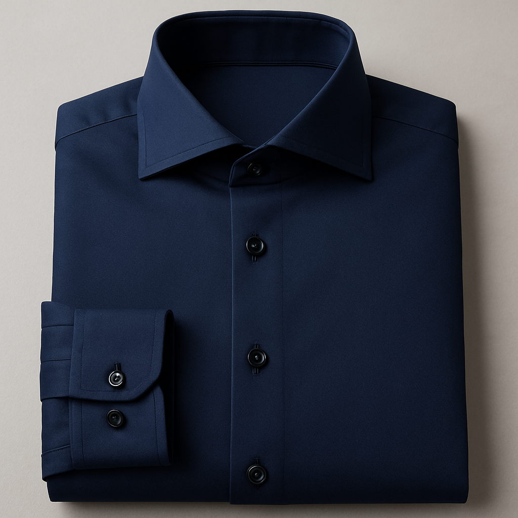 Elegantes Hemd mit klassischem Windsor-Kragen Slim