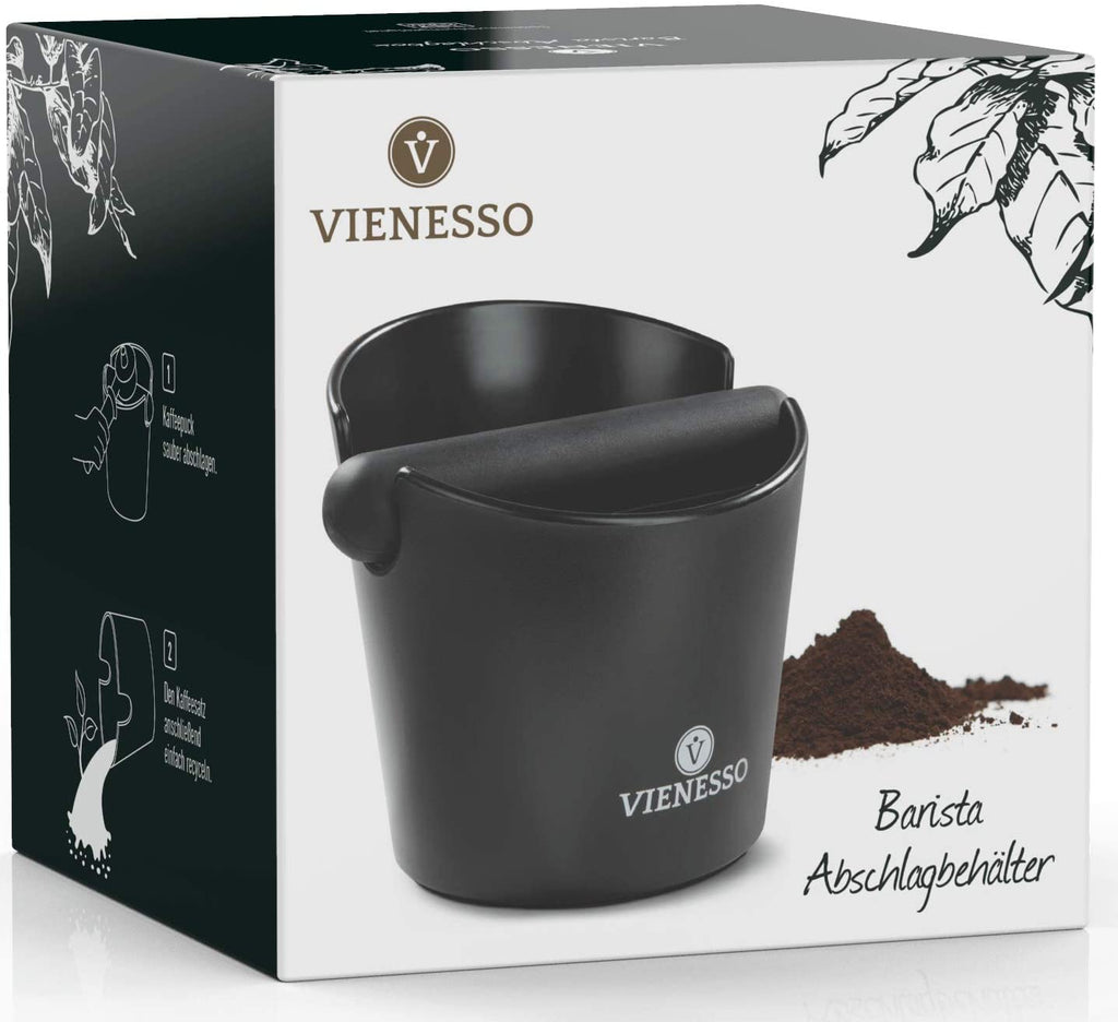 Abklopfbehälter für Siebträger mit abnehmbarer Aklopfstange | Knock Box